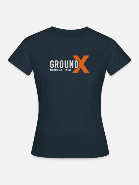 GroundX Sports - Frauen T-Shirt - Navy