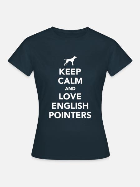 English Pointer - Frauen T-Shirt - Navy