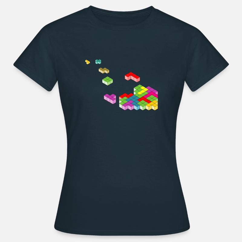 Bricks - Women's T-Shirt - navy