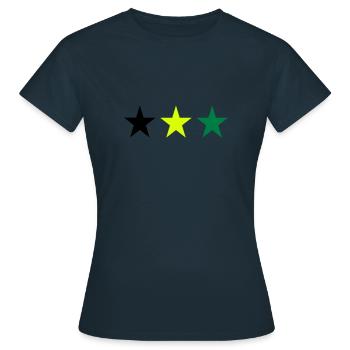 Jamaïque - T-shirt Femme - marine - Devant - AI Model Female 172 dark (172cm)