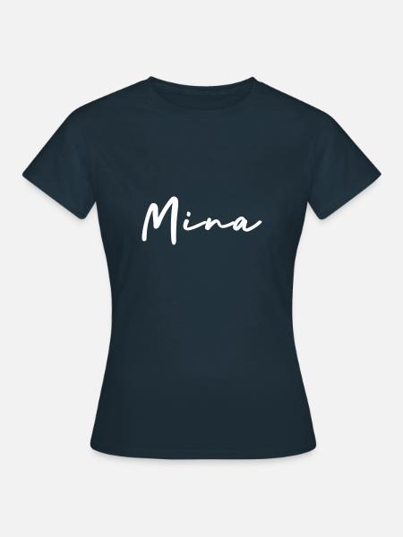 Mina - T-shirt Femme - marine