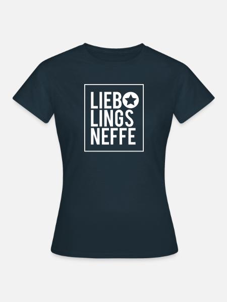Lieblings Neffe Geschenk Onkel Tante Beste Freunde - Frauen T-Shirt - Navy