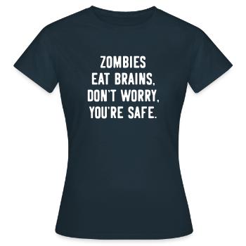 Provocation Provocatrice Provoquer Zombie - T-shirt Femme - marine - Devant - AI Model Female 172 dark (172cm)
