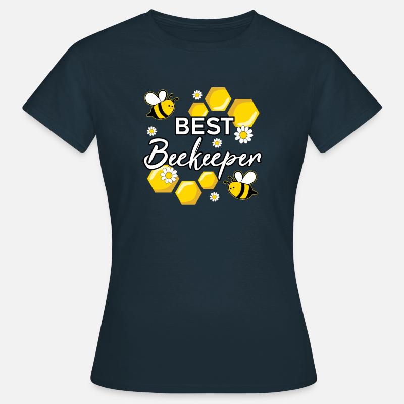 Beekeeper Beekeeping Beekeeping Beekeeper Bees Honey - Women's T-Shirt - navy