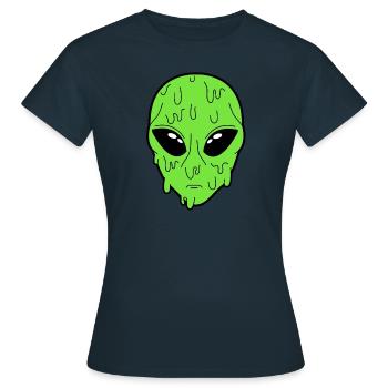 étranger - T-shirt Femme - marine - Devant - AI Model Female 172 dark (172cm)