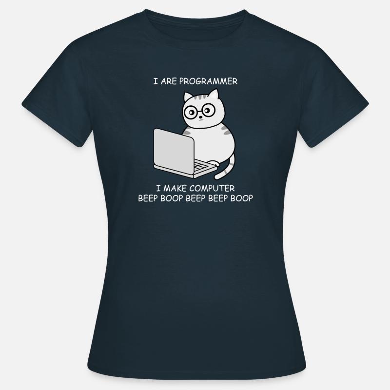 Computer scientist computer science programming engineer - Women's T-Shirt - navy