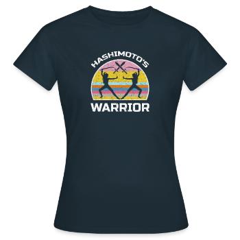 Hashimotos Warrior - T-shirt Femme - marine - Devant - AI Model Female 172 dark (172cm)