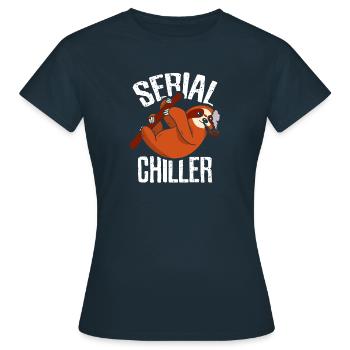Fentes de radiateur standard - T-shirt Femme - marine - Devant - AI Model Female 172 dark (172cm)