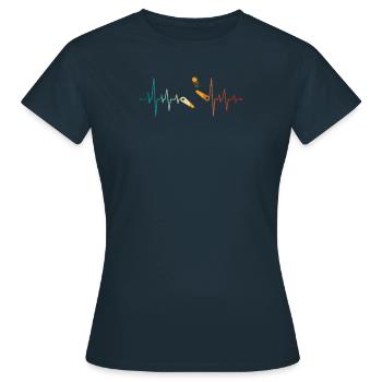 Pinball Machine Retro Pinball Machine Pinball Machine - Women's T-Shirt - navy - Front - AI Model Female 172 dark (172cm)