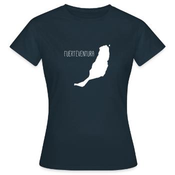Fuerteventura Iles Canaries Iles Canaries - T-shirt Femme - marine - Devant - AI Model Female 172 dark (172cm)