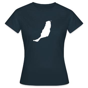 Fuerteventura Iles Canaries Iles Canaries - T-shirt Femme - marine - Devant - AI Model Female 172 dark (172cm)