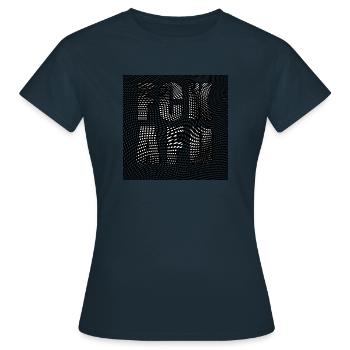 Fck AFD - Frauen T-Shirt - Navy - Vorne - AI Model Female 172 dark (172cm)