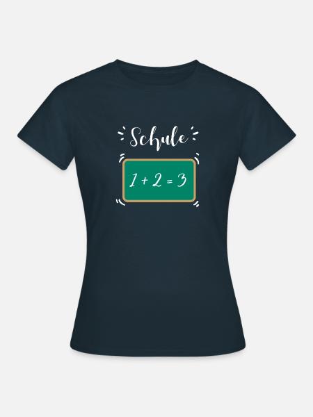 Schule - Frauen T-Shirt - Navy