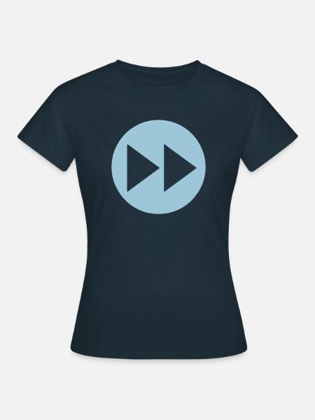 Schnellvorlauftaste fleche 24 - Frauen T-Shirt - Navy