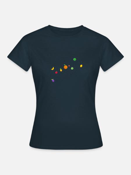 Früchte sind los - Frauen T-Shirt - Navy