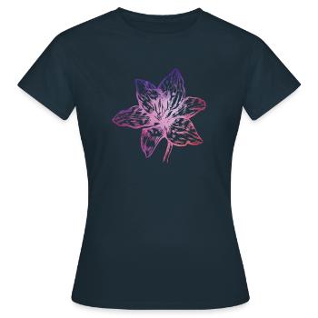 edelweiss - T-shirt Femme - marine - Devant - AI Model Female 172 dark (172cm)