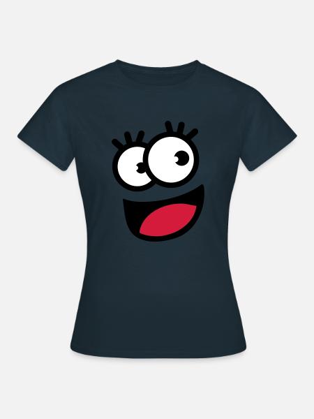 funnyface - Women's T-Shirt - navy