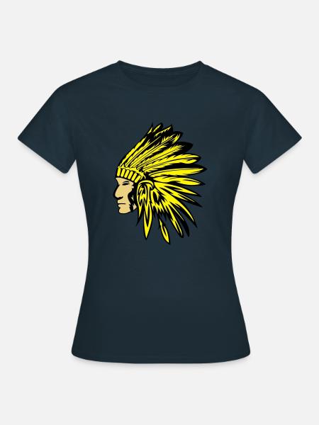 indianer - Frauen T-Shirt - Navy