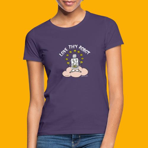 Dat Robot: Love Thy Robot Buddha Dark - Vrouwen T-shirt