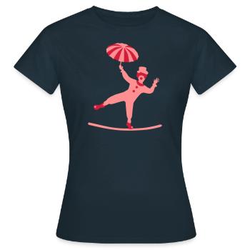 Cirque - T-shirt Femme - marine - Devant - AI Model Female 172 dark (172cm)