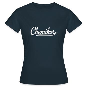 chemist - Women's T-Shirt - navy - Front - AI Model Female 172 dark (172cm)