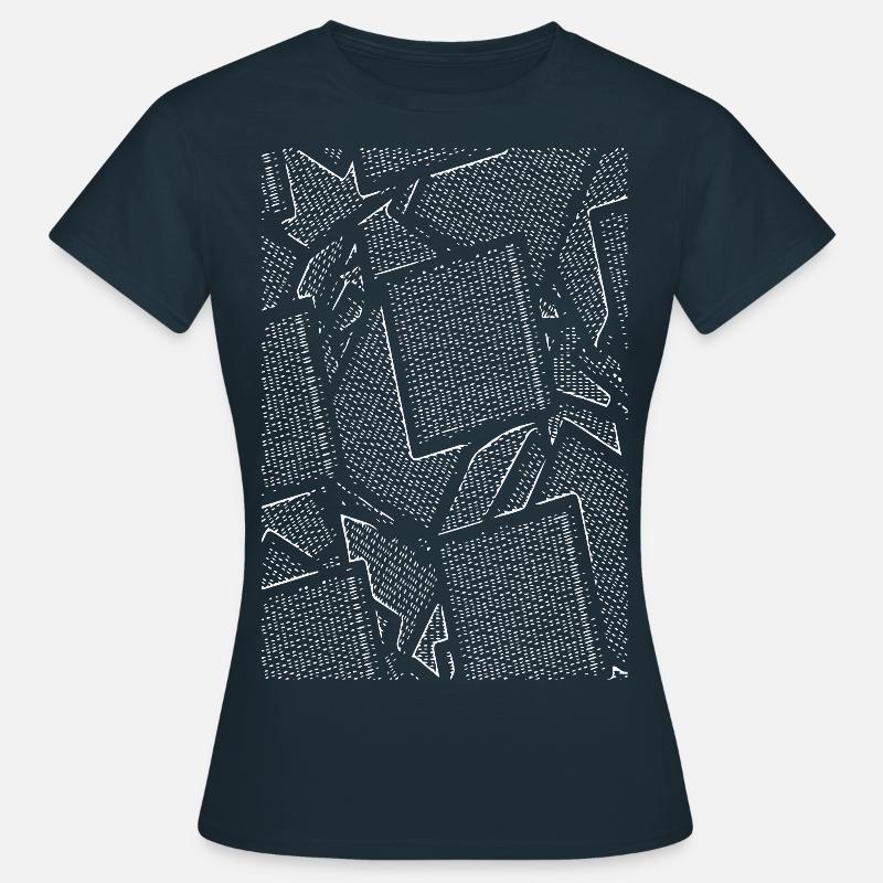 Diamond cube - Women's T-Shirt - navy