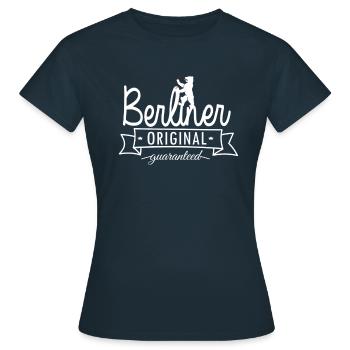 Berlin capital cadeau original de conception de ventilateur - T-shirt Femme - marine - Devant - AI Model Female 172 dark (172cm)