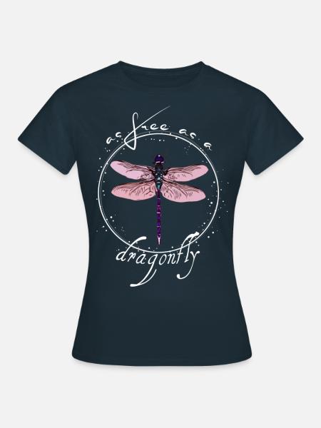 Libellule sans blanc - T-shirt Femme - marine
