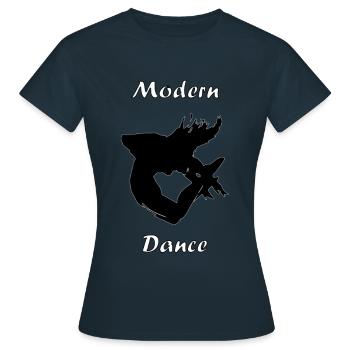 moderner Tanzstil 2 - Frauen T-Shirt - Navy - Vorne - AI Model Female 172 dark (172cm)