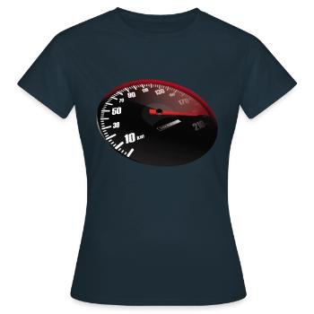PS Speed Speed Turbo Tuner Car Gift - Women's T-Shirt - navy - Front - AI Model Female 172 dark (172cm)