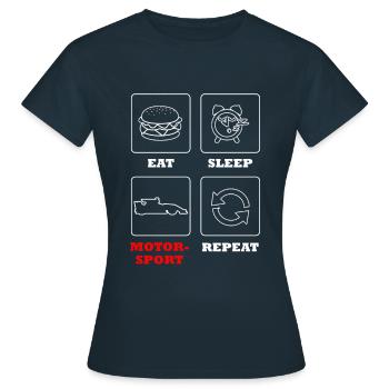 Tuning Car Tuner Turbo Drifting Rims PS Gift - Women's T-Shirt - navy - Front - AI Model Female 172 dark (172cm)