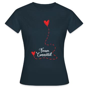 Pregnancy birth pregnant parents gift - Women's T-Shirt - navy - Front - AI Model Female 172 dark (172cm)