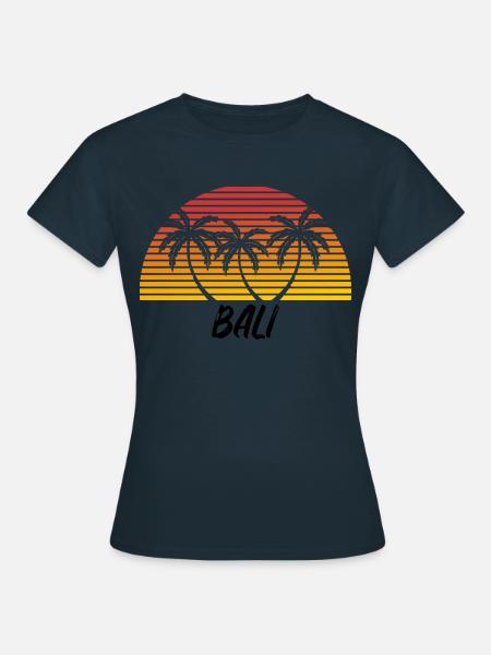 Bali - Dame-T-shirt - marineblå