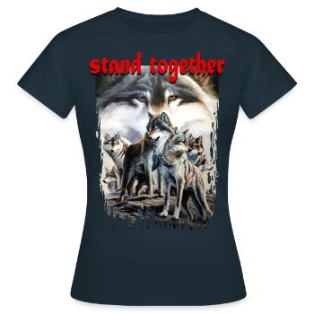 ensemble 1 - T-shirt Femme - marine - Devant - AI Model Female 172 dark (172cm)