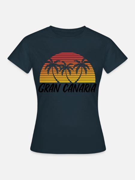 Gran Canaria - Frauen T-Shirt - Navy