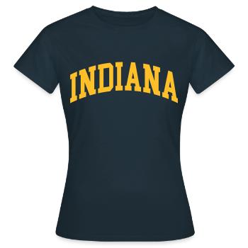 Indiana - T-shirt Femme - marine - Devant - AI Model Female 172 dark (172cm)