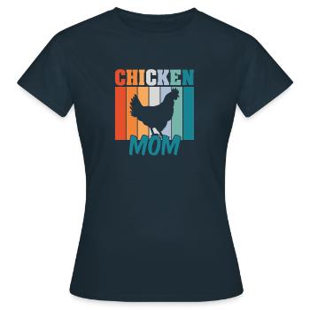 Maman poulet - T-shirt Femme - marine - Devant - AI Model Female 172 dark (172cm)