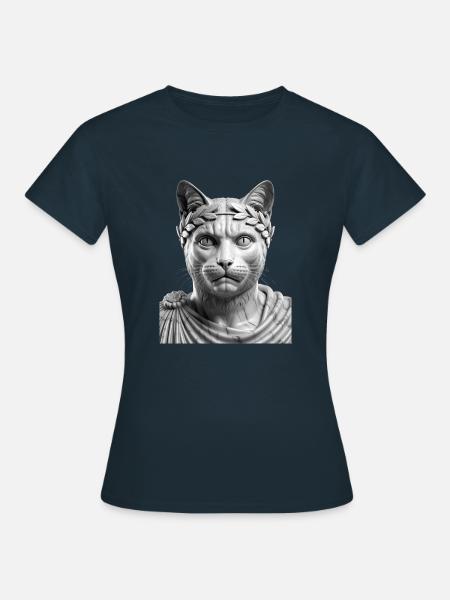 Der Stoiker - Frauen T-Shirt - Navy