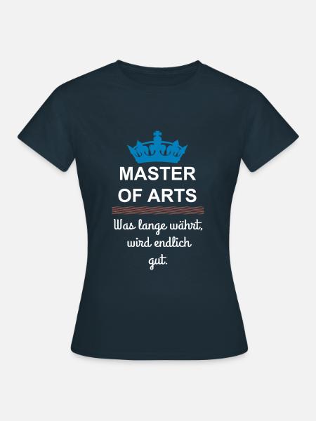 Master Studium - Frauen T-Shirt - Navy