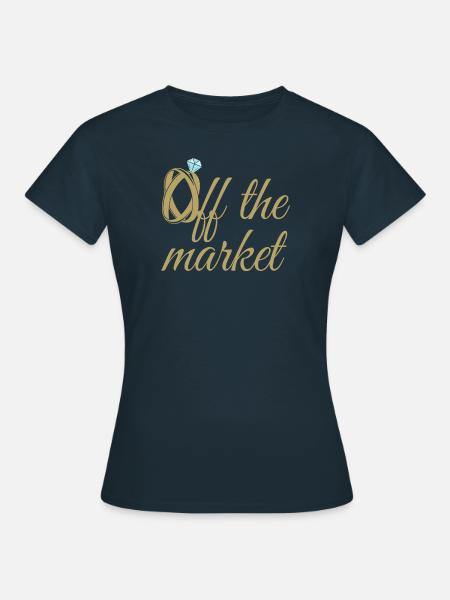 Off à l'alliance des marchés - T-shirt Femme - marine