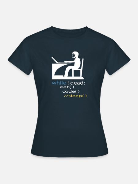 Softwareentwickler Programmierer Geschenk - Frauen T-Shirt - Navy
