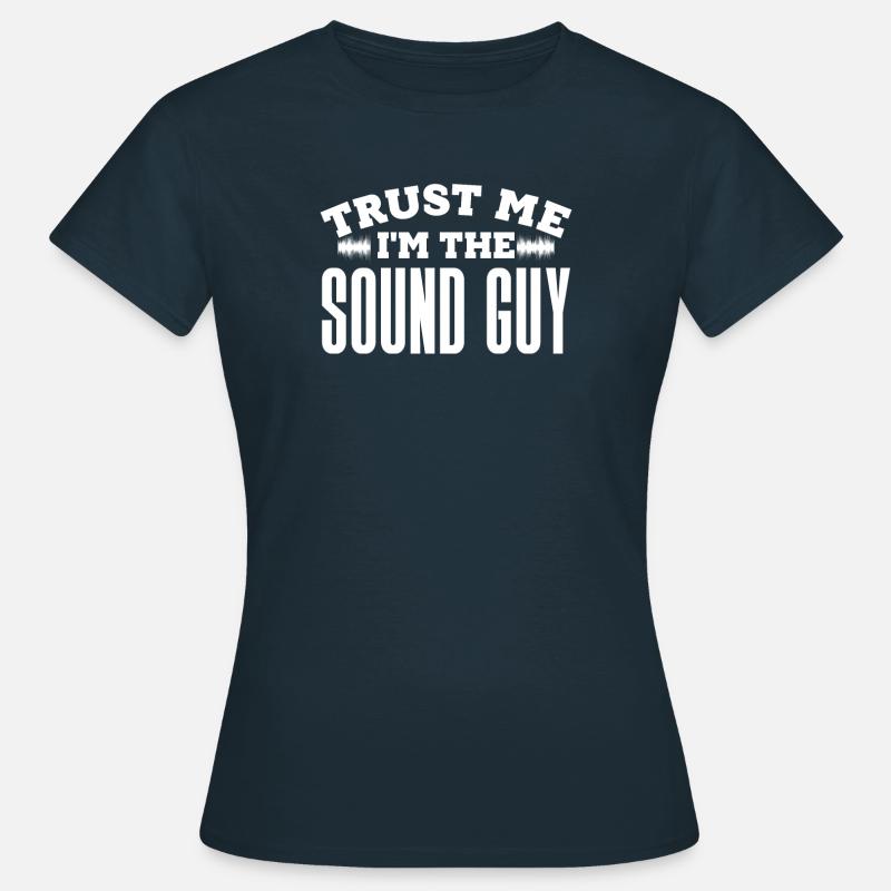 Audio Engineer Sound Engineer Sound Engineer Mixer - Women's T-Shirt - navy