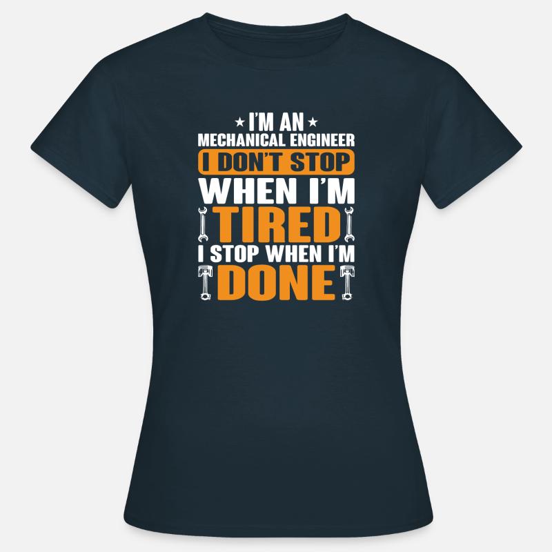 Mechanical Engineer Mechanical Engineer Profession - Women's T-Shirt - navy