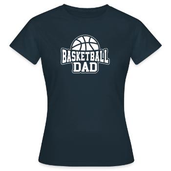 Basketball Père BBall Dribble Sport - T-shirt Femme - marine - Devant - AI Model Female 172 dark (172cm)