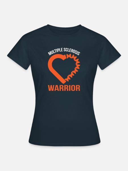 Multiple Sklerose Awareness - Frauen T-Shirt - Navy
