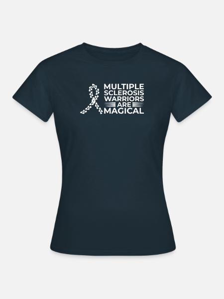 Multiple Sklerose Awareness - Frauen T-Shirt - Navy
