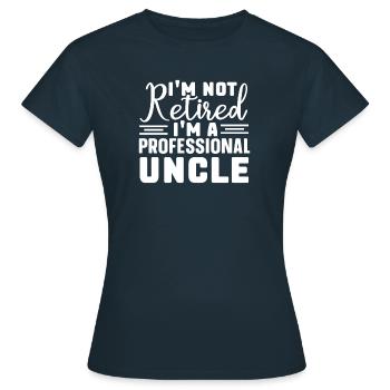 Meilleur oncle Bad Influence Cadeau de famille - T-shirt Femme - marine - Devant - AI Model Female 172 dark (172cm)