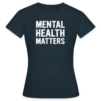 Mental Health Affairs Therapist - Women's T-Shirt - navy - Front - AI Model Female 172 dark (172cm)