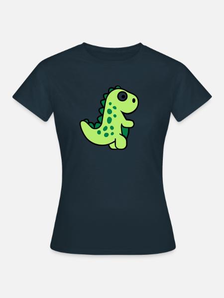 T-Rex - Frauen T-Shirt - Navy