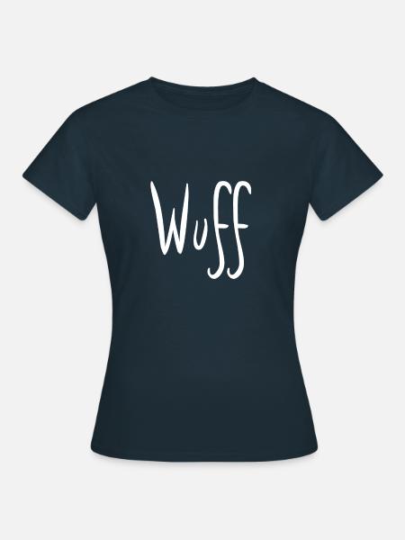 Wuff - Frauen T-Shirt - Navy